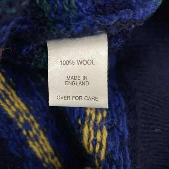 Brooks Brothers Fair Isle Wool Sweater Mens L Made In UK Nordic - Picture 7 of 12